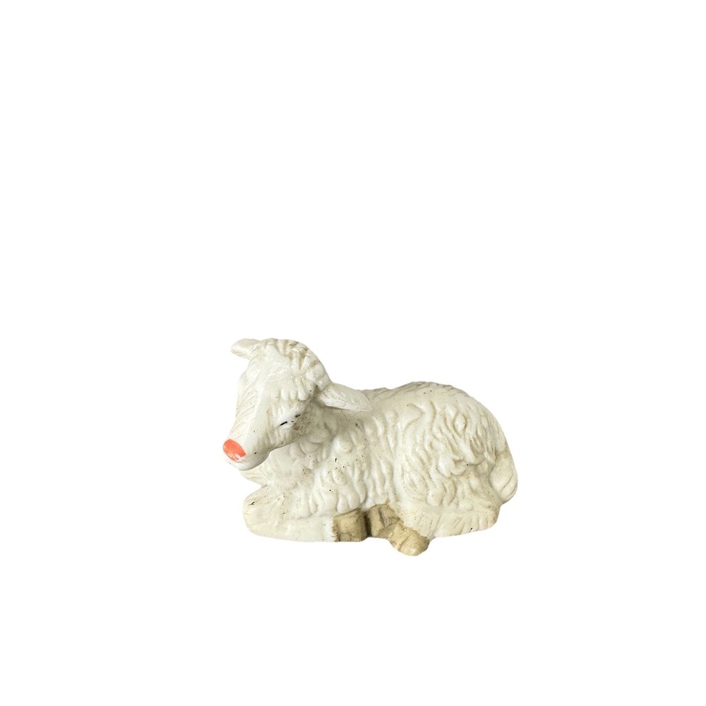 Vtg O'Well Grandeur‎ Noel Nativity Figurine Lamb Sheep Replacement Religious